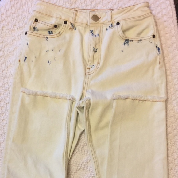 - MAJE Paoline Blanc Straight 10.5 Rise Jeans - Picture 5 of 13